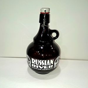 Russian River Brewing Company Co Beer Growler Sonoma California 2 Liter Empty
